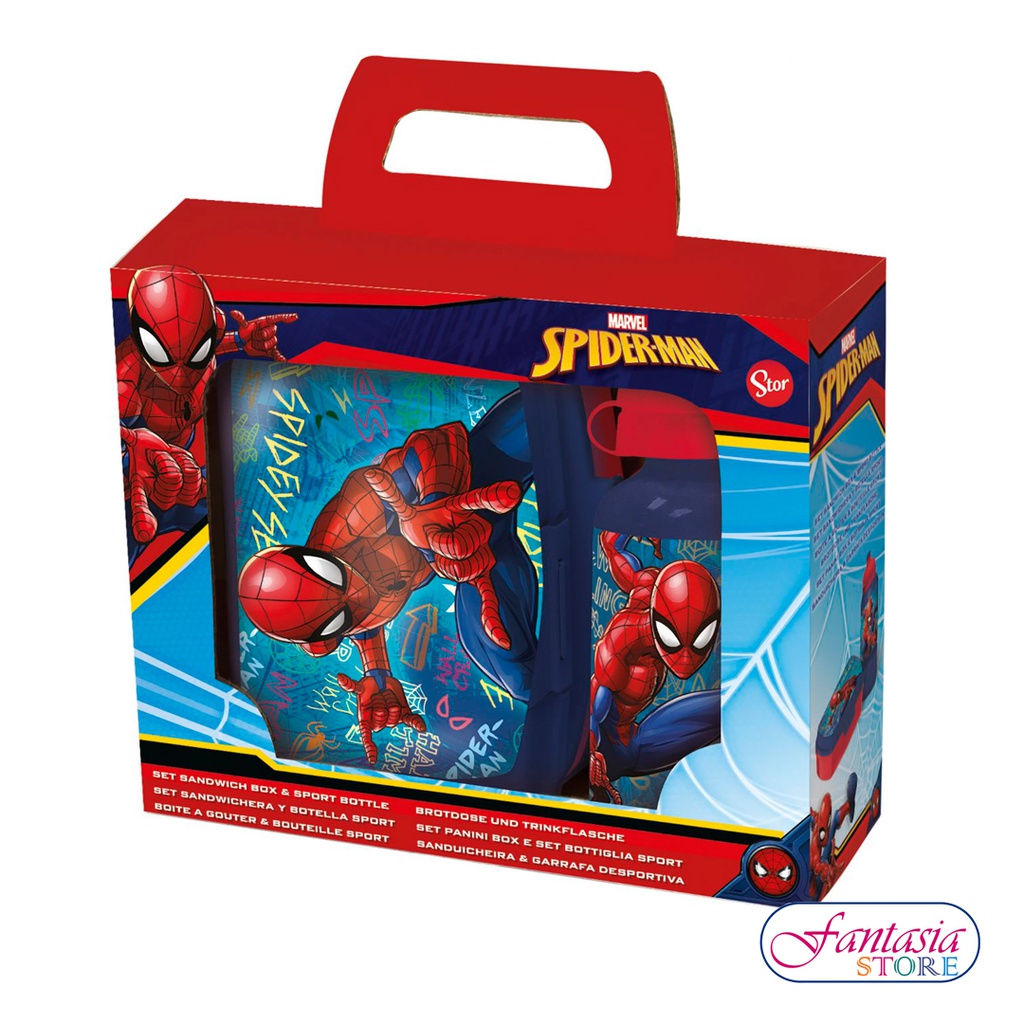 ST SET 2 PCS. CAJA DE REGALO SPIDERMAN