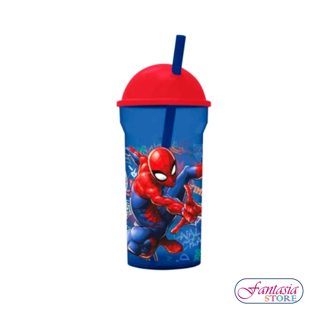 ST VASO TRANSPARENTE SPIDERMAN