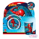 ST SET DE PLATO MEL. 3PZS SPIDERMAN
