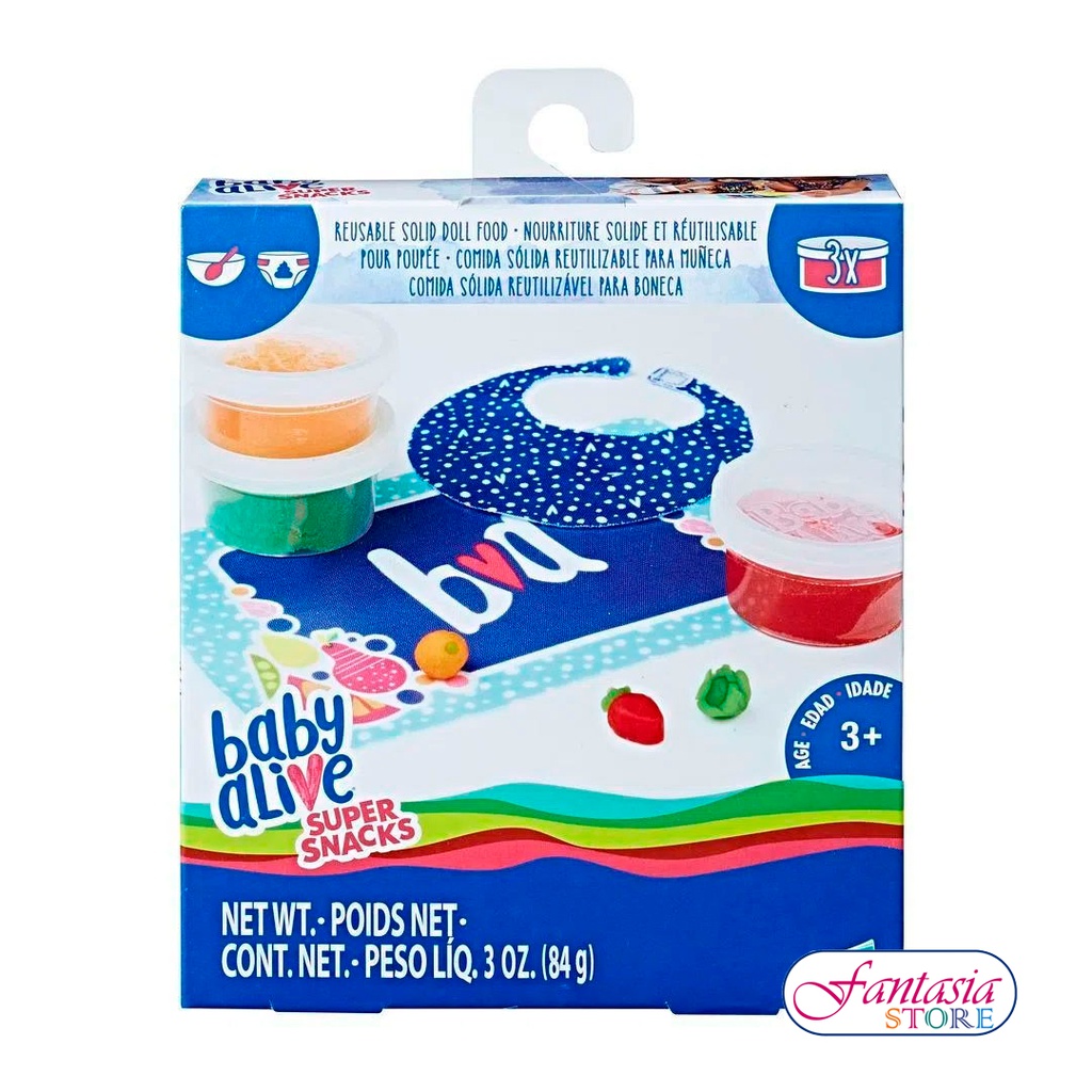 BABY ALIVE COMIDA SOLIDA REUTILIZABLE