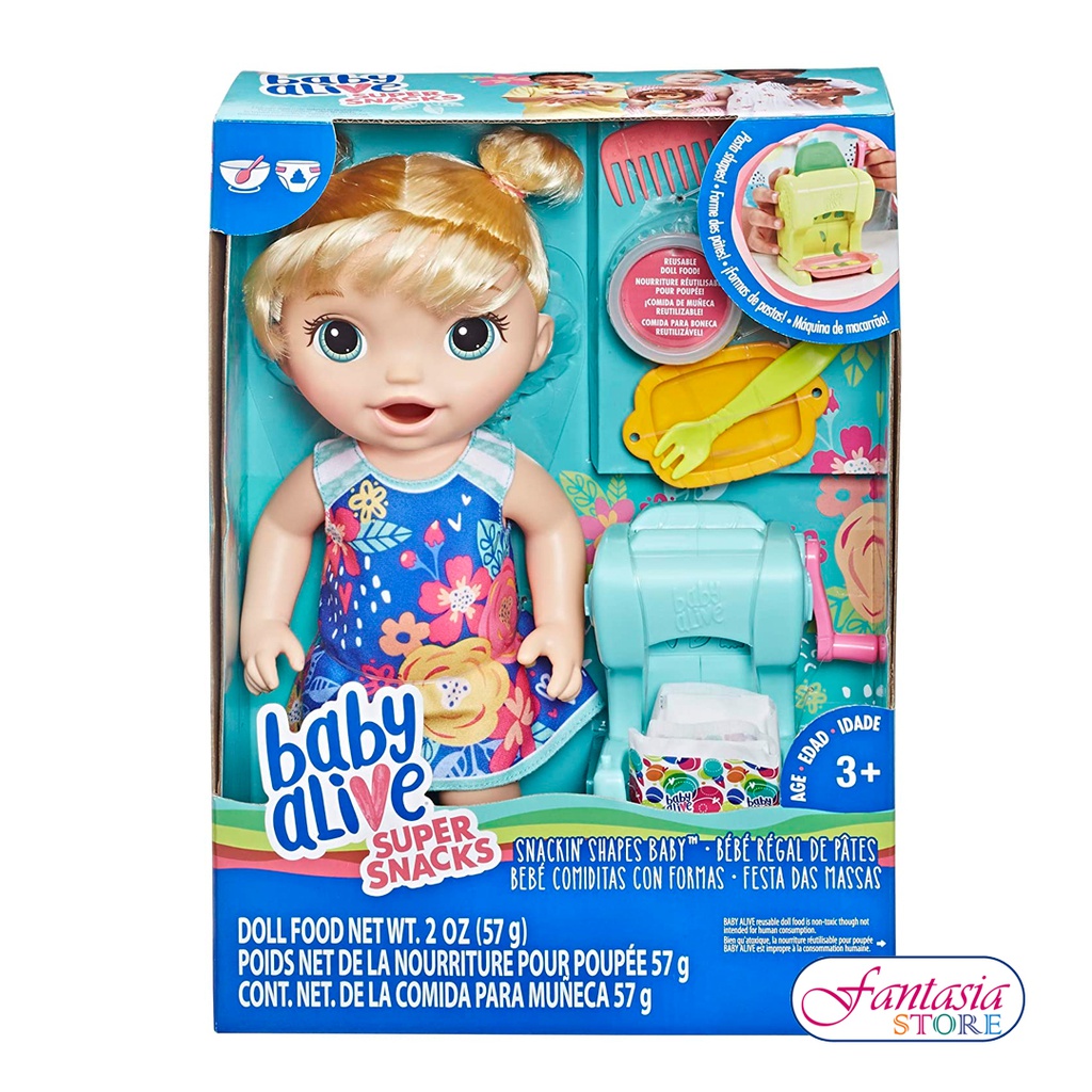 BABY ALIVE BEBE COMIDITAS CON FORMAS
