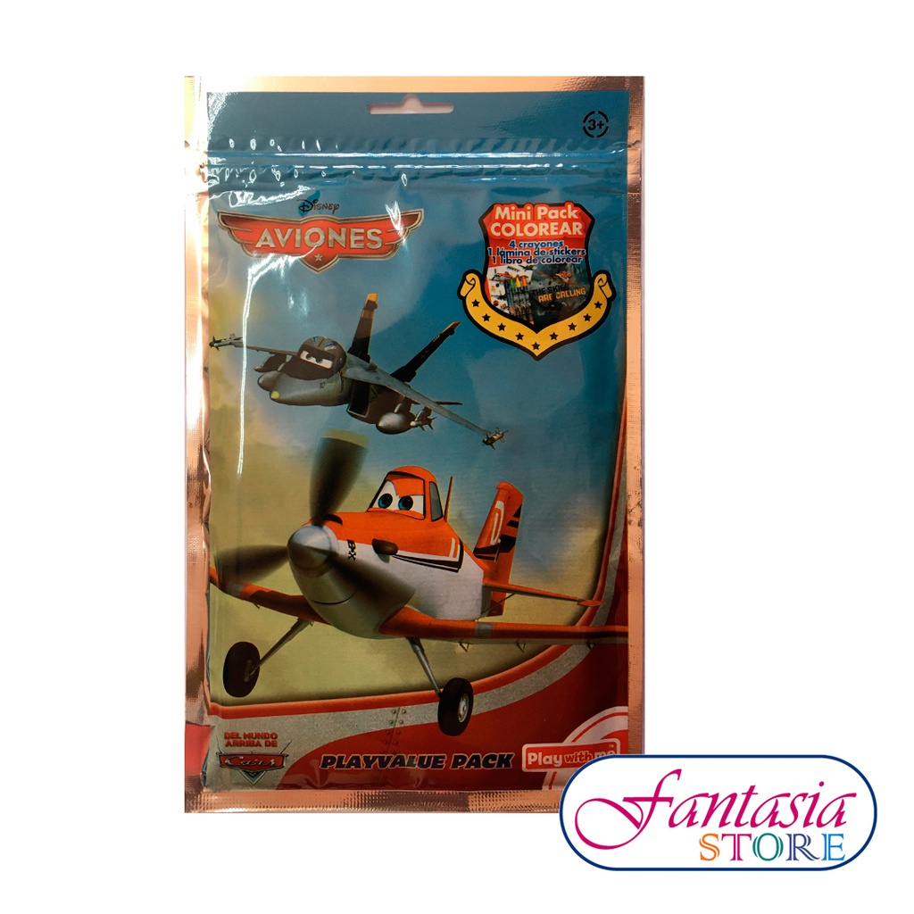 PV SET DE LIBRETA + CRAYONES DE PLANES