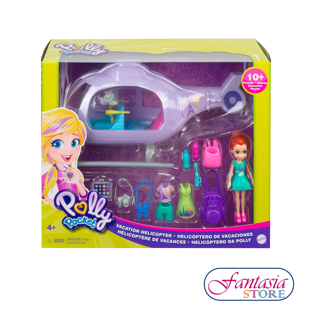 POLLY POCKET HELICOPTERO DE VACACIONES