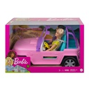 BARBIE JEEP CON 2 MUNECAS