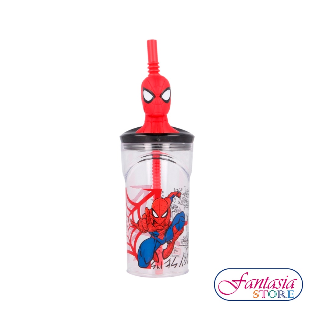 ST VASO C/CABEZA SPIDERMAN