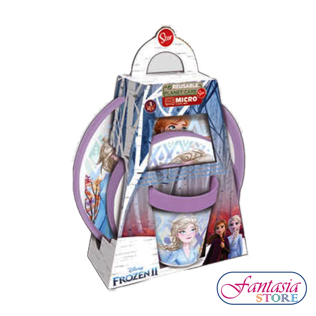 ST SET DE PLATOS 3PIEZAS FROZEN