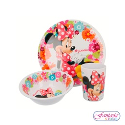 [ST14590] SET PLATOS MEL. MINNIE x 3 unid.
