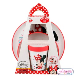 [ST18881] ST SET 3 PCS. PLATOS MINNIE  ( plato pla
