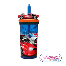 [ST91970] VASO FIGURITA 3D 360 ML. HOT WHEELS