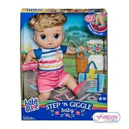 [HE5244] BABY ALIVE  STEP GIGGLE BOY