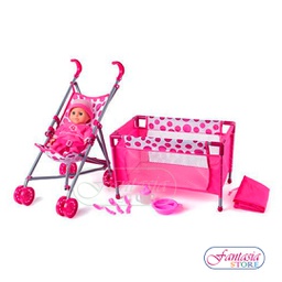 WOODYLAND CARRITO Y CUNITA BEBE